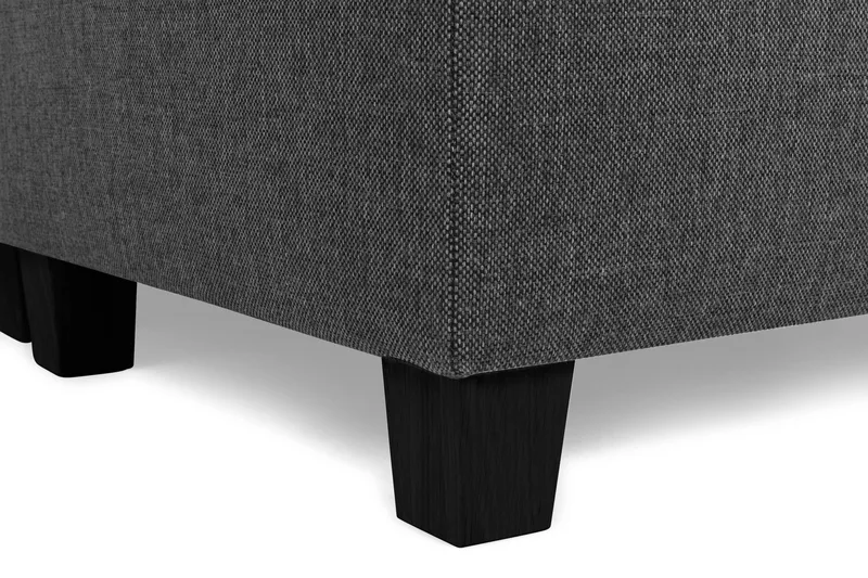 Crazy 7-seters Vendbar U-formet XX-Large Hjørnesofa med Divan i Stoff - Mørk grå / Antrasitt - Møbler - Sofaer - Hjørnesofa - Hjørnesofa med divan