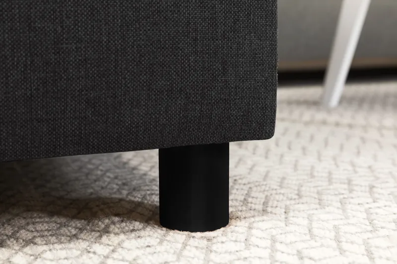 Crazy 7-seters Vendbar U-formet XX-Large Hjørnesofa med Divan i Stoff - Mørk grå / Antrasitt - Møbler - Sofaer - Hjørnesofa - Hjørnesofa med divan