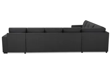 Crazy 7-seters Vendbar U-formet XX-Large Hjørnesofa med Divan i Stoff - Mørkegrå - Møbler - Sofaer - Hjørnesofa - Hjørnesofa med divan