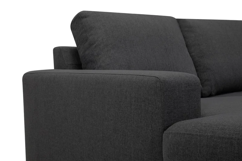 Crazy 7-seters Vendbar U-formet XX-Large Hjørnesofa med Divan i Stoff - Mørkegrå - Møbler - Sofaer - Hjørnesofa - Hjørnesofa med divan
