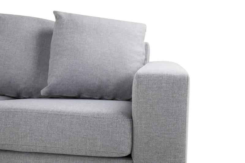 Crazy 7-seters Venstrevendt U-formet XX-Large Hjørnesofa med Divan i Stoff - Grå - Møbler - Sofaer - Hjørnesofa - Hjørnesofa med divan