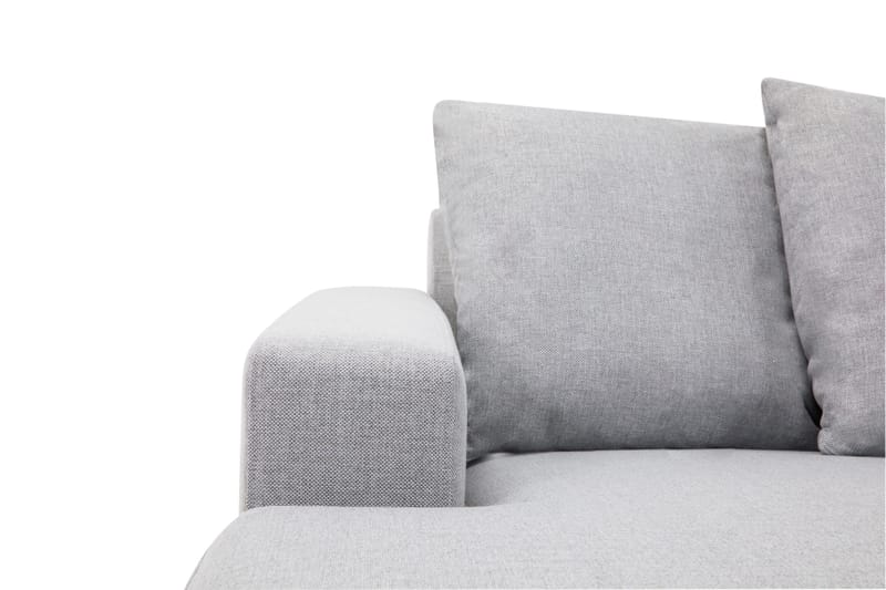 Crazy 7-seters Venstrevendt U-formet XX-Large Hjørnesofa med Divan i Stoff - Grå - Møbler - Sofaer - Hjørnesofa - Hjørnesofa med divan