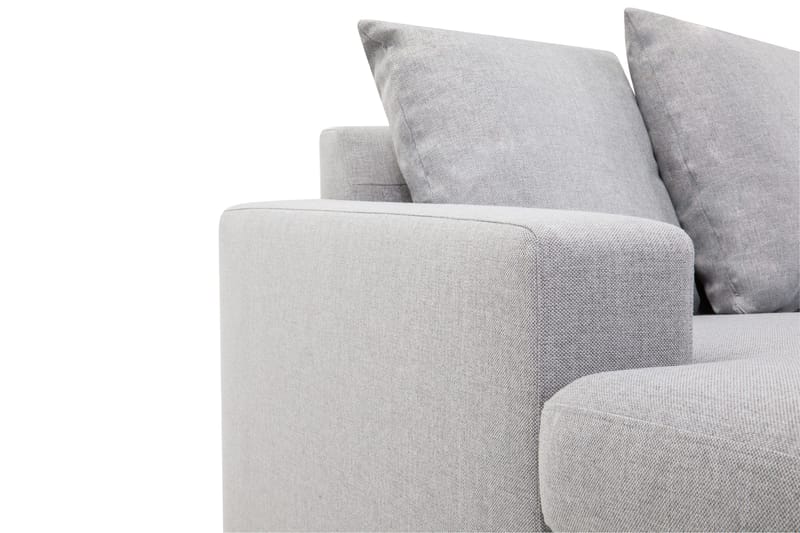 Crazy 7-seters Venstrevendt U-formet XX-Large Hjørnesofa med Divan i Stoff - Grå - Møbler - Sofaer - Hjørnesofa - Hjørnesofa med divan