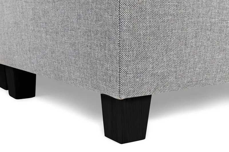 Crazy 7-seters Venstrevendt U-formet XX-Large Hjørnesofa med Divan i Stoff - Grå - Møbler - Sofaer - Hjørnesofa - Hjørnesofa med divan