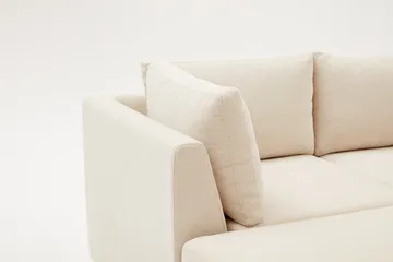 Deliones Hjørnesofa 3-seter - Beige - Møbler - Sofaer - Sofa med sjeselong - 4 seters sofa med divan