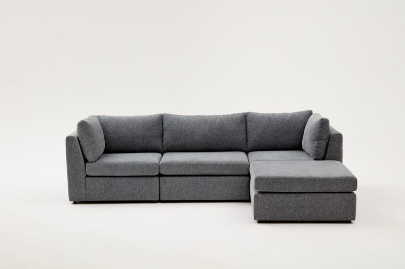Deliones Hjørnesofa 3-seter - Lyse brun - Møbler - Sofaer - Sofa med sjeselong - 4 seters sofa med divan