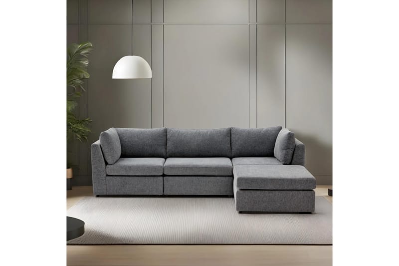Deliones Hjørnesofa 3-seter - Lyse brun - Møbler - Sofaer - Hjørnesofa