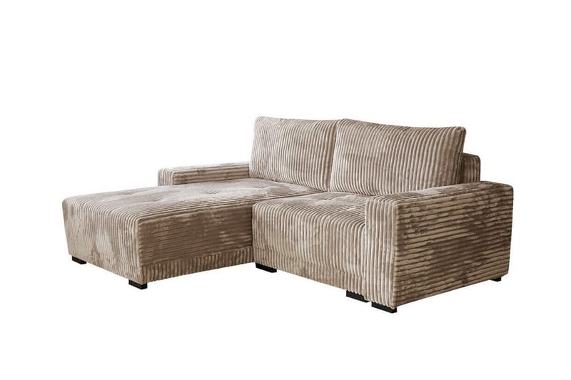 Denegal 3-seters Hjørnesofa - Beige - Hjørnesofa