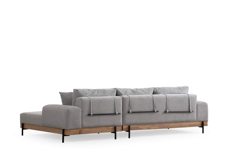 Eti Hjørnesofa 3-seter - Grå - Møbler - Sofaer - Hjørnesofa