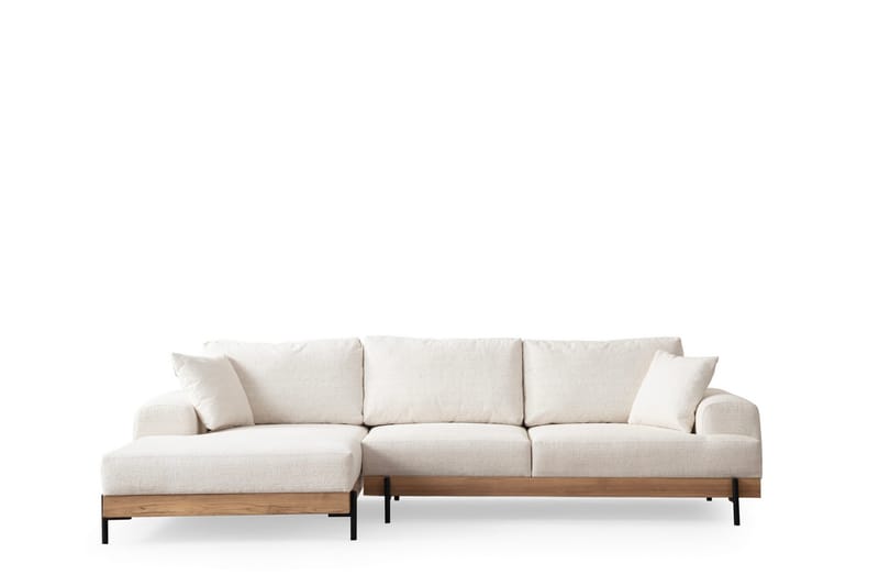 Eti Hjørnesofa 3-seter - Hvit - Møbler - Sofaer - Hjørnesofa