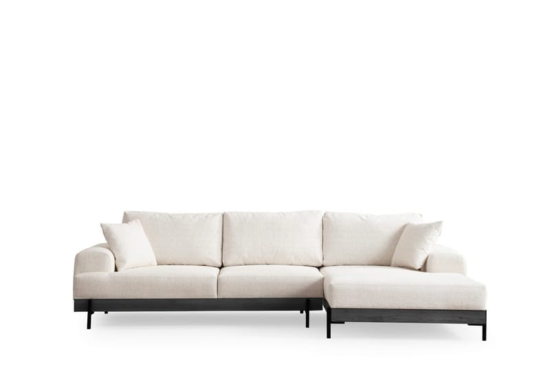 Eti Hjørnesofa 3-seter - Hvit - Møbler - Sofaer - Hjørnesofa