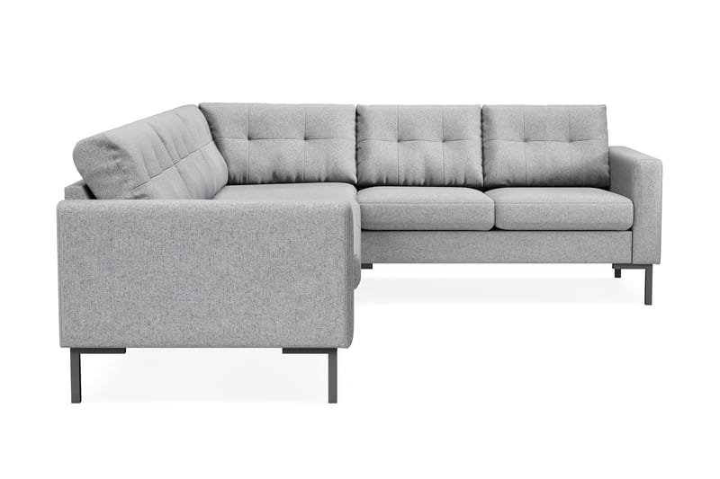 Frillestad 5-seters Høyrevendt L-formet Hjørnesofa i Stoff - Grå - Møbler - Sofaer - Hjørnesofa