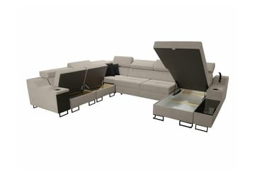 Galbally 5-seters hjørnesofa - Møbler - Sofaer - Sovesofaer - Hjørnesovesofa