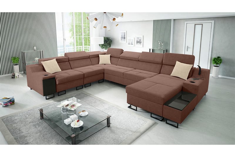Galbally 5-seters hjørnesofa - Møbler - Sofaer - Hjørnesofa