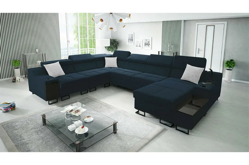 Galbally 5-seters hjørnesofa - Møbler - Sofaer - Hjørnesofa