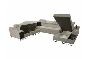 Galbally 5-seters hjørnesofa - Møbler - Sofaer - Sovesofaer - Hjørnesovesofa