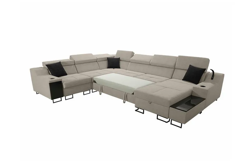 Galbally 5-sits Hörnsoffa Dark green - Møbler - Sofaer - Hjørnesofa