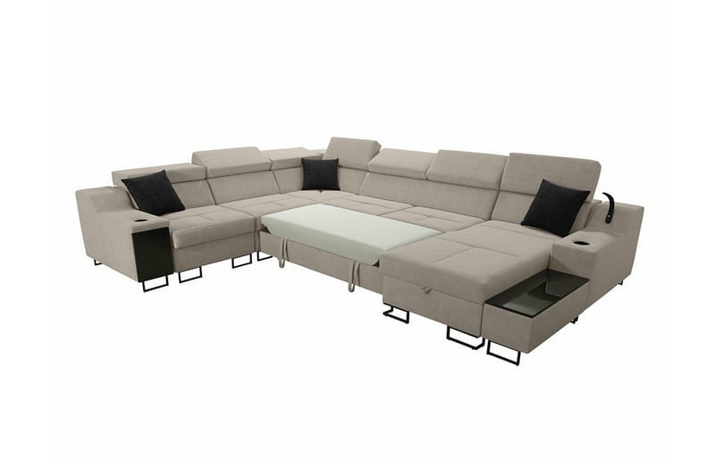 Galbally 5-sits Hörnsoffa Dark green - Møbler - Sofaer - Hjørnesofa