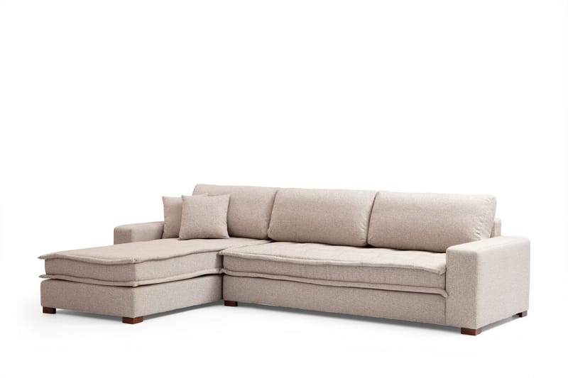 Gladfield Divansofa 3-seters - Beige - Hjørnesofa