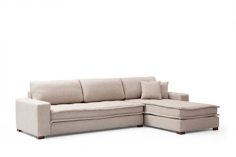 Gladfield Divansofa 3-seters - Beige - Hjørnesofa