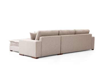 Gladfield Divansofa 3-seters - Beige - Møbler - Sofaer - Sofa med sjeselong - 3 seters sofa med divan