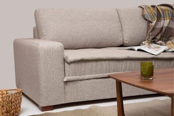 Gladfield Divansofa 3-seters - Beige - Møbler - Sofaer - Sofa med sjeselong - 3 seters sofa med divan