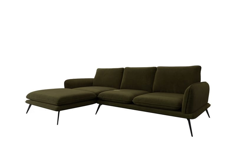 Graystone 3-seters Hjørnesofa - Mørkegrønn - Møbler - Sofaer - Sofa med sjeselong