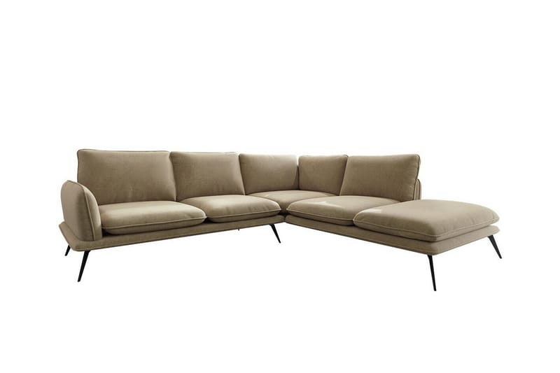 Graystone 4-seters Hjørnesofa - Beige - Hjørnesofa