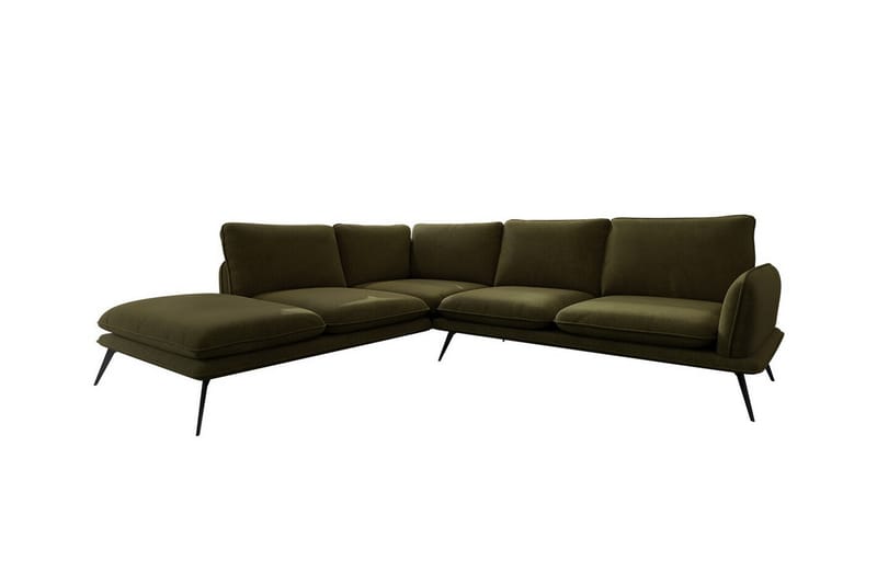 Graystone 4-seters Hjørnesofa - Mørkegrønn - Møbler - Sofaer - Sofa med sjeselong