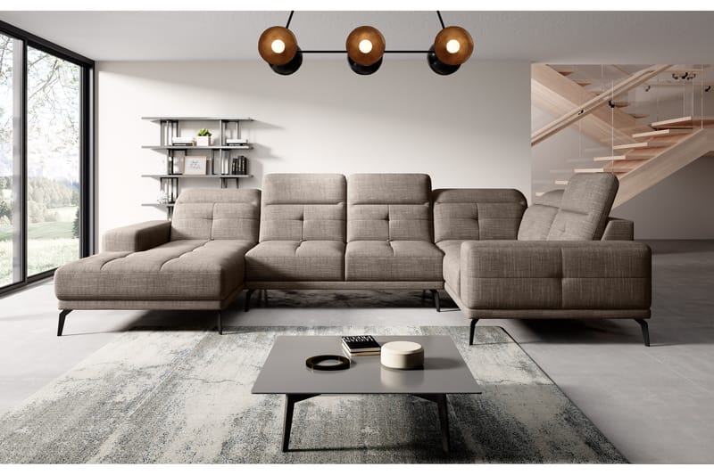 Hagglund Hjørnesofa m. Divan - Beige - Møbler - Sofaer - Hjørnesofa - Hjørnesofa med divan