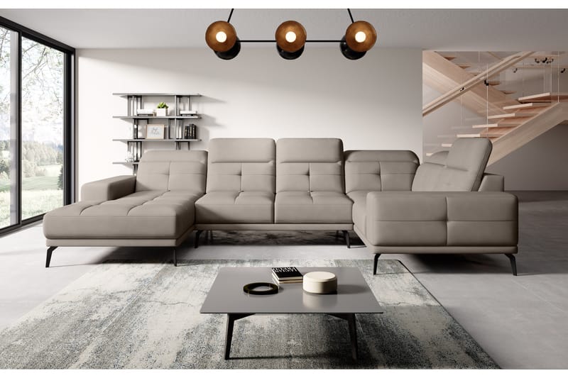 Hagglund Hjørnesofa m. Divan - Beige - Møbler - Sofaer - Hjørnesofa - Hjørnesofa med divan