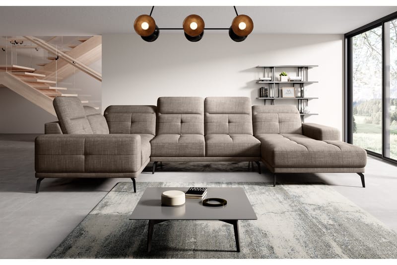 Hagglund Hjørnesofa m. Divan - Beige - Møbler - Sofaer - Hjørnesofa - Hjørnesofa med divan