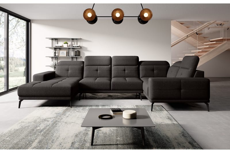 Hagglund Hjørnesofa m. Divan - Brun - Møbler - Sofaer - Hjørnesofa - Hjørnesofa med divan