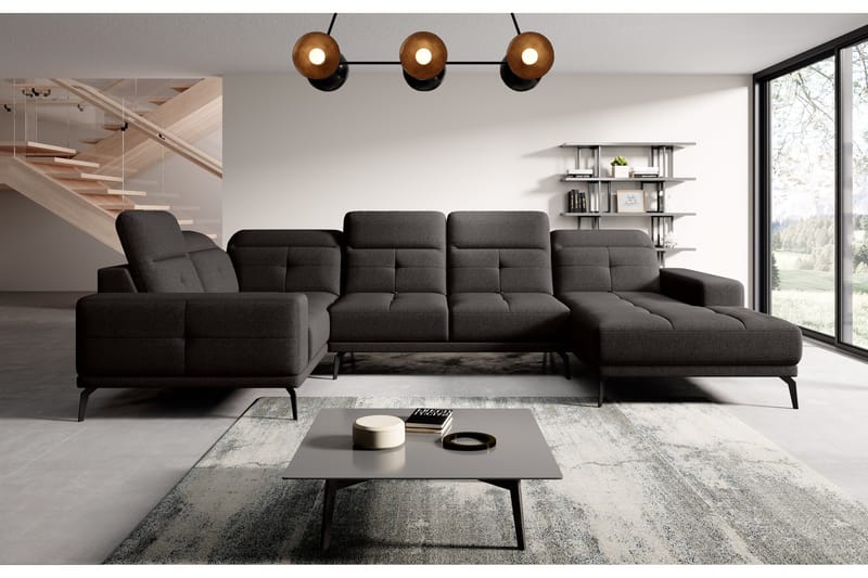 Hagglund Hjørnesofa m. Divan - Brun - Møbler - Sofaer - Hjørnesofa - Hjørnesofa med divan