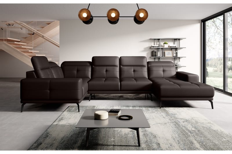 Hagglund Hjørnesofa m. Divan - Brun - Møbler - Sofaer - Hjørnesofa - Hjørnesofa med divan