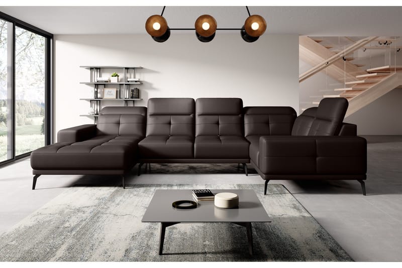 Hagglund Hjørnesofa m. Divan - Brun - Møbler - Sofaer - Hjørnesofa - Hjørnesofa med divan