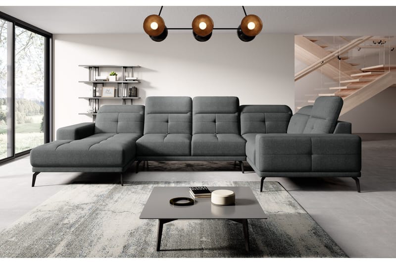 Hagglund Hjørnesofa m. Divan - Grå - Møbler - Sofaer - Hjørnesofa - Hjørnesofa med divan