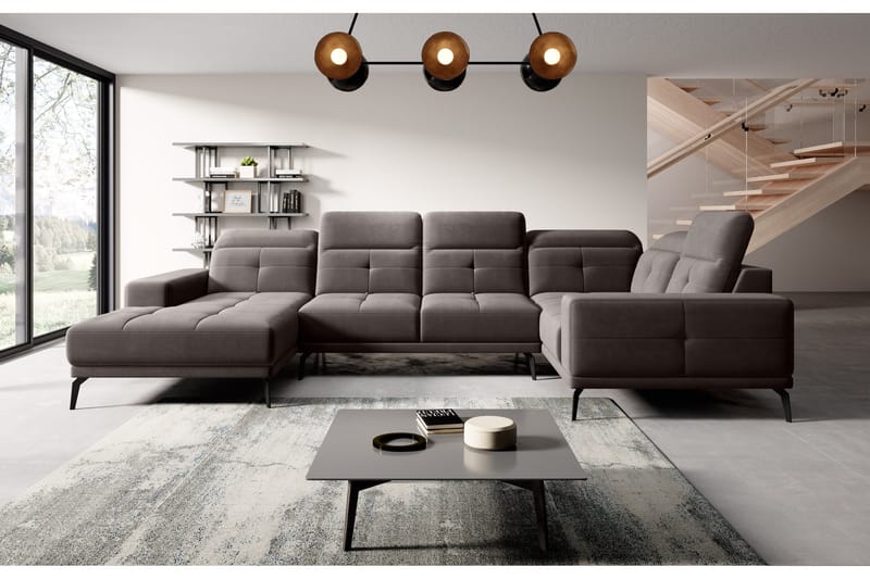 Hagglund Hjørnesofa m. Divan - Grå - Møbler - Sofaer - Hjørnesofa - Hjørnesofa med divan