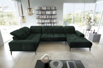 Hagglund Hjørnesofa m. Divan - Grønn - Møbler - Sofaer - Hjørnesofa - Hjørnesofa med divan