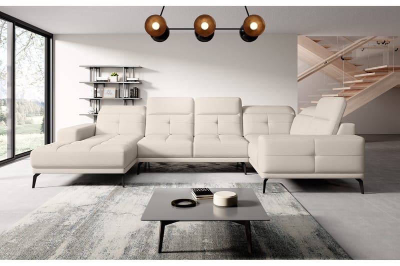 Hagglund Hjørnesofa m. Divan - Kremhvit - Møbler - Sofaer - Hjørnesofa - Hjørnesofa med divan