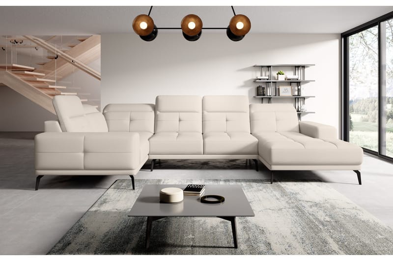 Hagglund Hjørnesofa m. Divan - Kremhvit - Møbler - Sofaer - Hjørnesofa - Hjørnesofa med divan