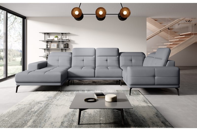 Hagglund Hjørnesofa m. Divan - Lysegrå - Møbler - Sofaer - Hjørnesofa - Hjørnesofa med divan