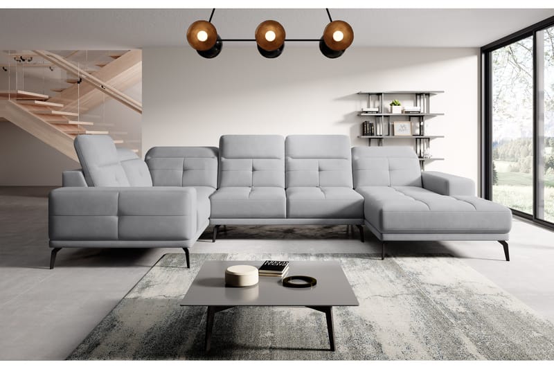 Hagglund Hjørnesofa m. Divan - Lysegrå - Møbler - Sofaer - Hjørnesofa - Hjørnesofa med divan