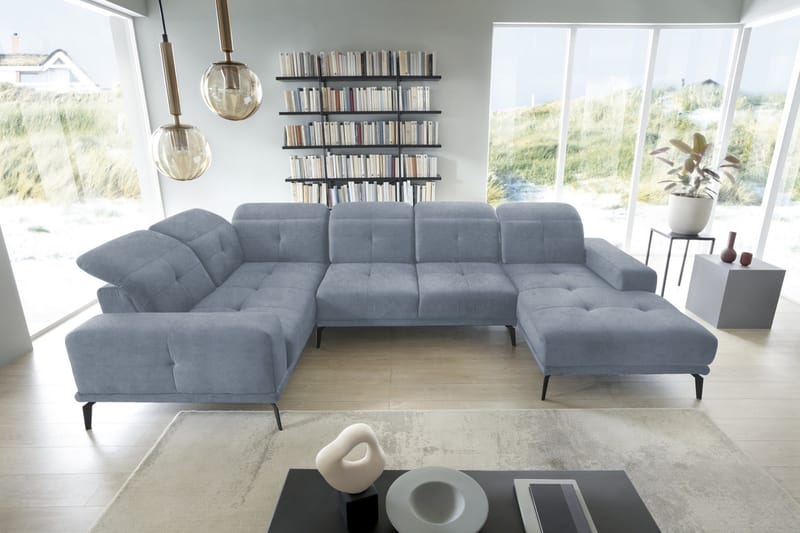 Hagglund Hjørnesofa m. Divan - Lysegrå - Møbler - Sofaer - Hjørnesofa - Hjørnesofa med divan