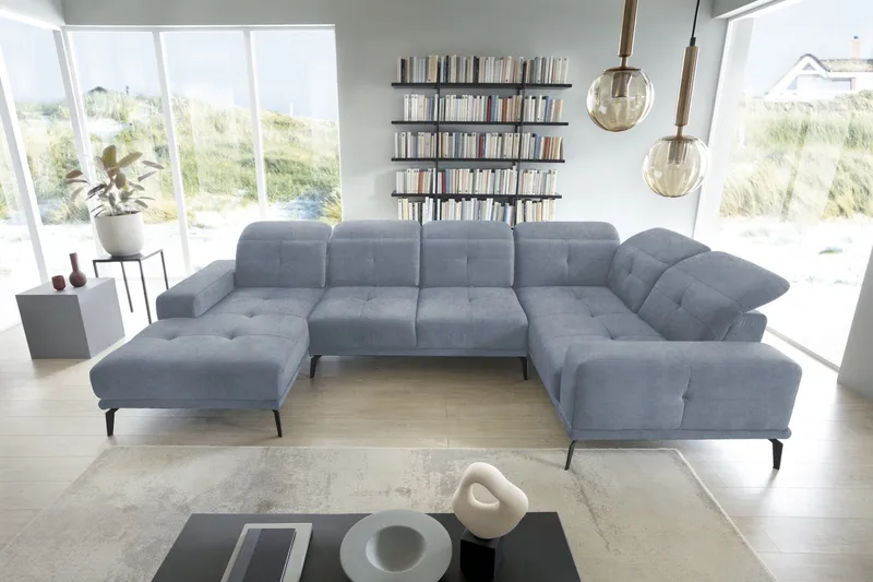 Hagglund Hjørnesofa m. Divan - Lysegrå - Møbler - Sofaer - Hjørnesofa - Hjørnesofa med divan