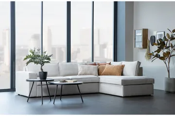 Hearness 3-seters Sofa med Sjeselong Høyre - Beige - Møbler - Sofaer - Sofa med sjeselong - 3 seters sofa med divan