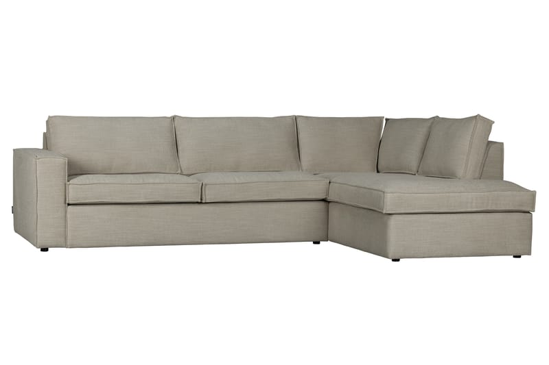 Hearness 3-seters Sofa med Sjeselong Høyre - Beige - Møbler - Sofaer - Hjørnesofa