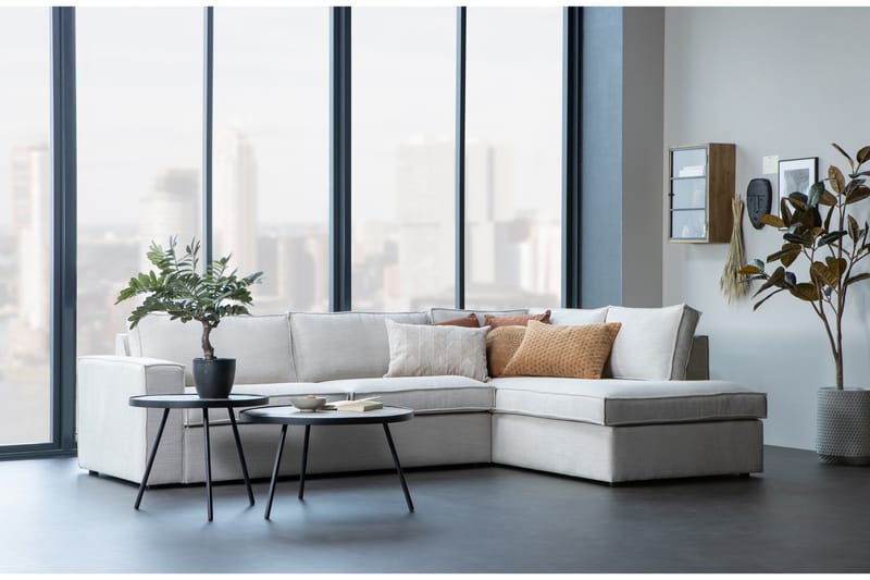 Hearness 3-seters Sofa med Sjeselong Høyre - Natur - Møbler - Sofaer - Hjørnesofa