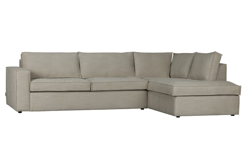 Hearness 3-seters Sofa med Sjeselong Høyre - Natur - Hjørnesofa