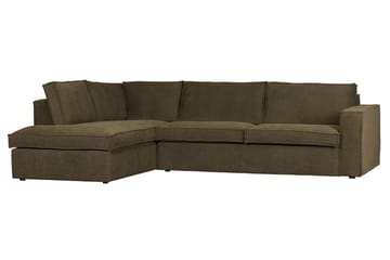 Hearness 3-seters Sofa med Sjeselong Venstre - Grønn - Møbler - Sofaer - Sofa med sjeselong - 3 seters sofa med divan